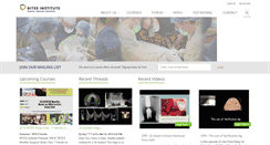Desktop Screenshot of bitesinstitute.com
